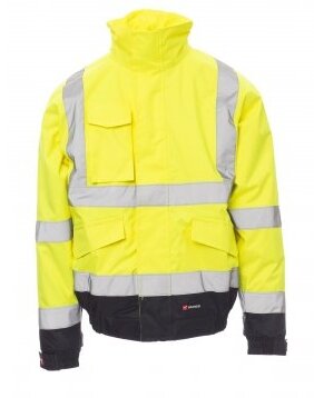 PADDOCK Warnschutzjacke Fluogelb/Navy Gr. M