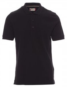 VENICE Herren-Poloshirt schwarz Gr. 2XL