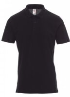 AMALFI Poloshirt, kurzärmelig schwarz Gr. XXL