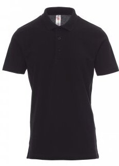AMALFI Poloshirt, kurzärmelig schwarz Gr. XXXXL