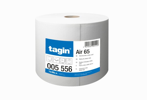 tagin air65 Wischtuchrolle hochweiß 27x36 cm, 500 Blatt